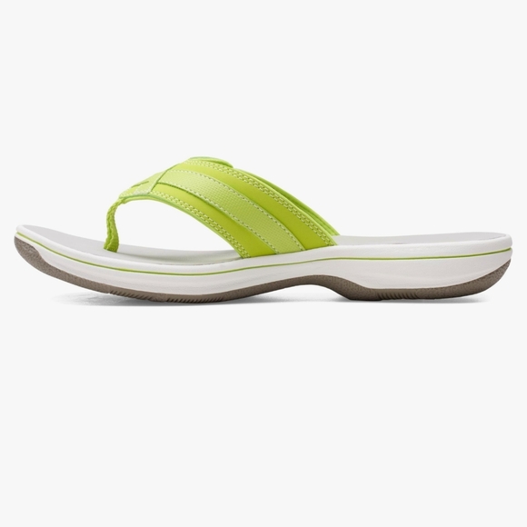 Neon green thong sandals /flip flops - Picture 3 of 7